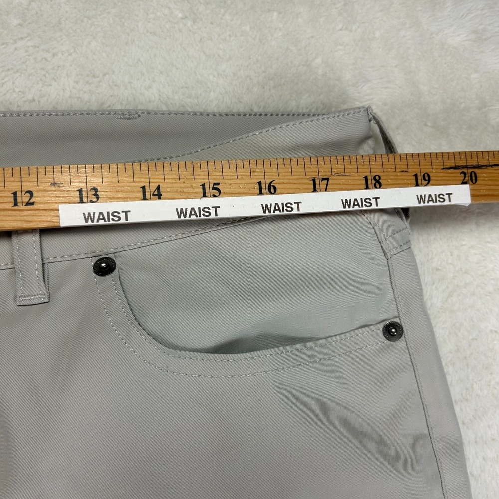 Bluffworks Ascender 5 Pocket Pants Mens 36x30 Gray Flat Front Stretch "Read" - Picture 9 of 15